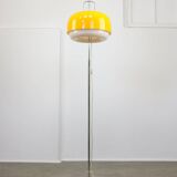 Space Age Yellow Medusa Floor Lamp by Luigi Massoni for Guzzini, 1970s