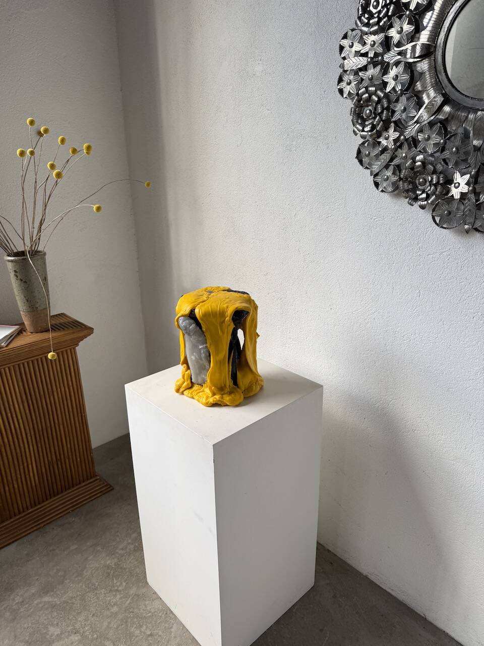 Resin fish sculpture