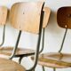 Vintage School Chairs, set of 6