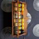 Wooden spike shelf