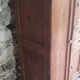 Small cabinet made of raw wood