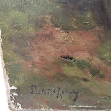 Landscape oil canvas