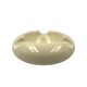 Space age cream ceramic ashtray, Sicart Italy 1970s