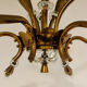 Mid-century copper chandelier, 1950s