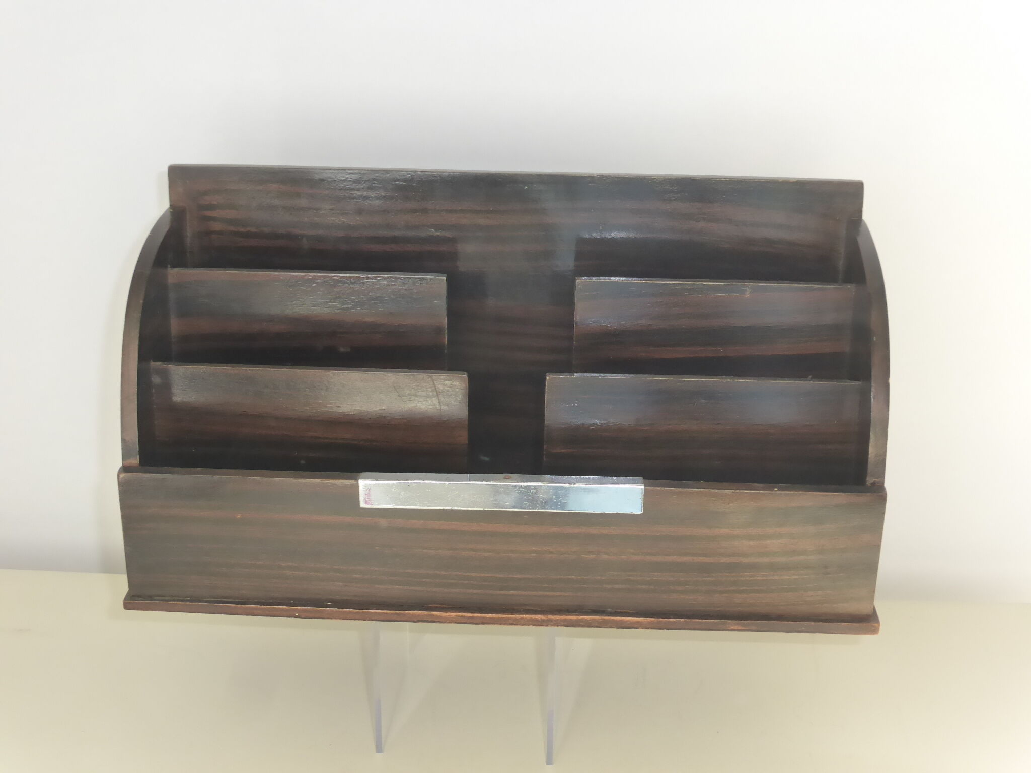 Vintage wooden mail sorter to ask