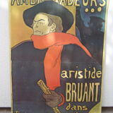Aristide Bruant poster at the Ambassadors by Toulouse-Lautrec