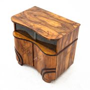 Art Deco glass chest of drawers, Poland, 1950s. After renovation.