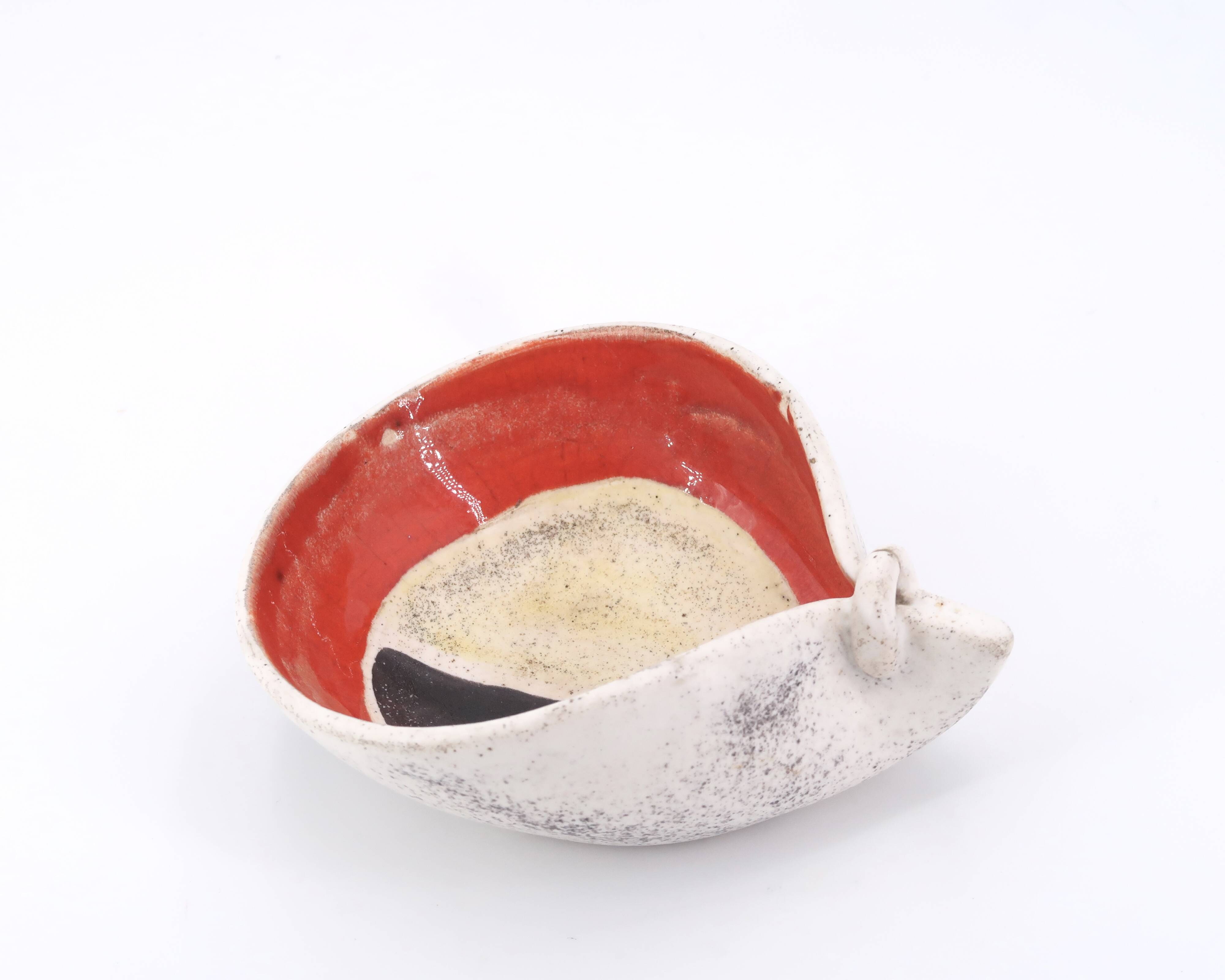 Empty ceramic pocket abstract decoration by Mado Jolain