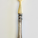 Solid silver fork 19em