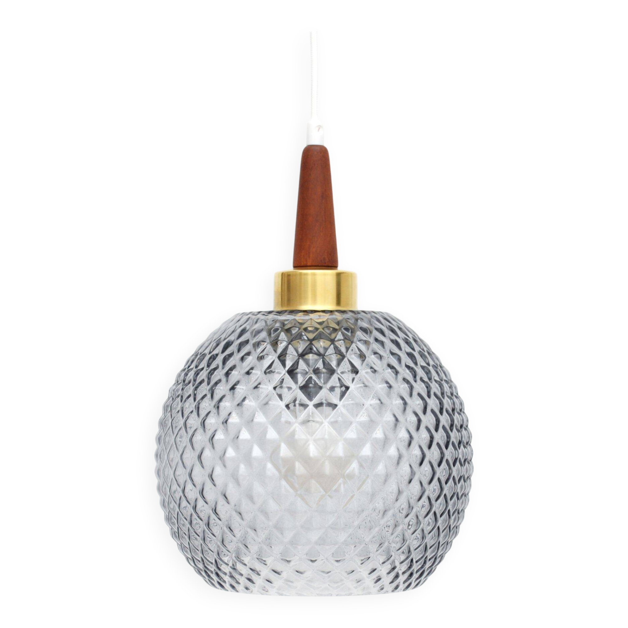 Page 1 of 5 Japandi cristal lamp, Denmark 60'