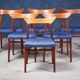 Vintage Teak Dining Chairs by Kurt Østervig, 1960s, Set of 6