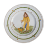 Earthenware plate of Nevers French Revolution