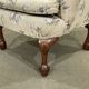 1930s English Chippendale walnut armchair