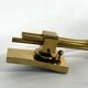 Lumi Milano, Mid-Century Modern pair of Italian brass sconces from 60s