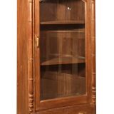 Colonial style teak display cabinet