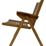 Ensemble vintage de quatre chaises pliantes Rex en contreplaqué, design Niko Kralj, 1950