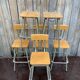High industrial stools (60cm) – ideal for your project – green frame