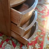 Small art deco sideboard walnut veneer