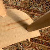 Paire de tabourets  bois brut