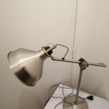 Chrome articulated lamp