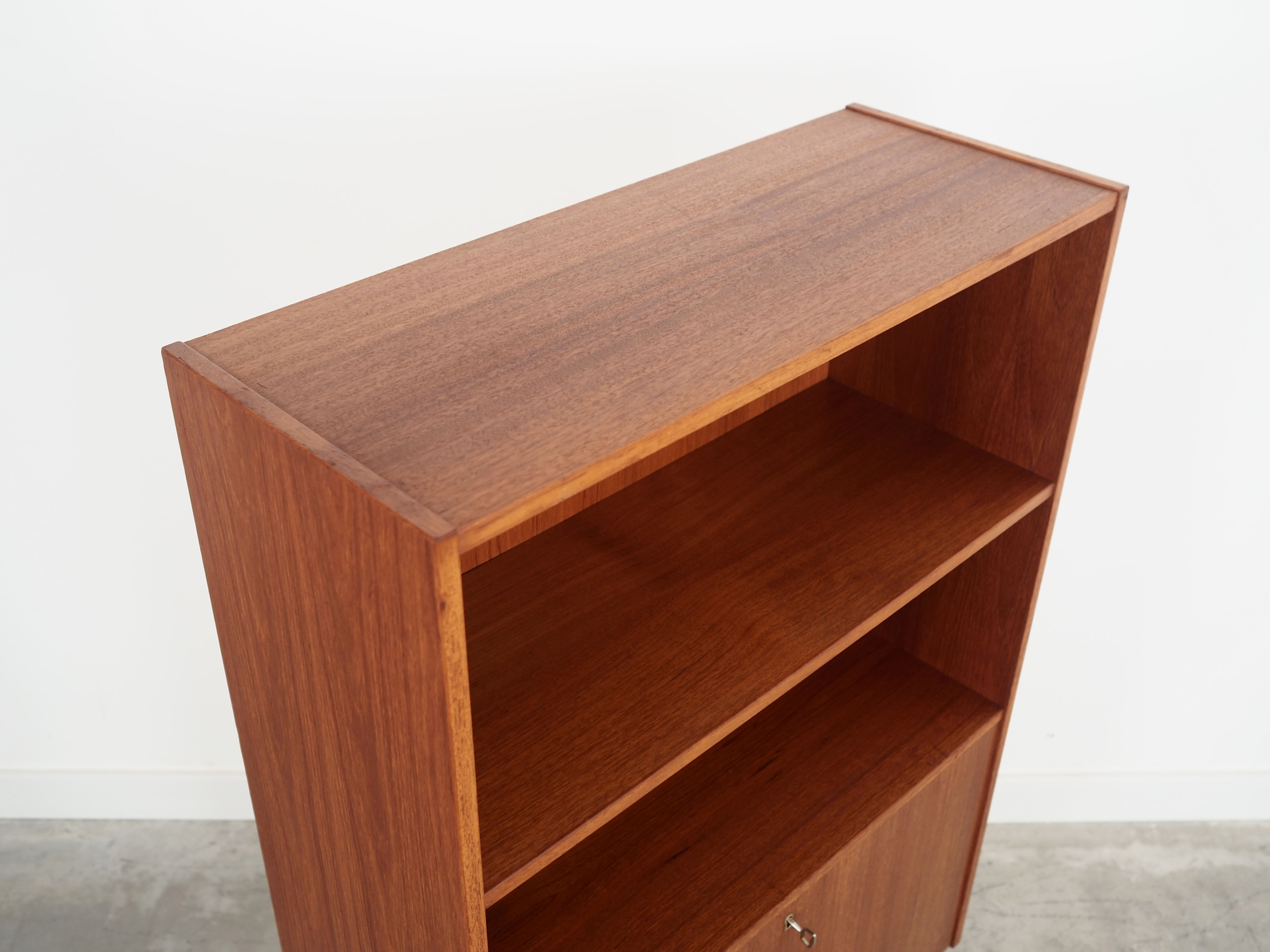 Teak bookcase, Danish design, 1970s, production: Denmark