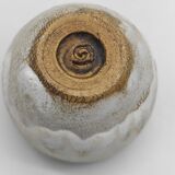 Trilogie de tasses ou gobelets japonisants de la céramiste danoise Gutte Eriksen technique de RAKU