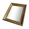 Petit miroir cadre bois doré