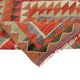 Turkish Handwoven Vintage Herki Kilim 92 cm x 320 cm