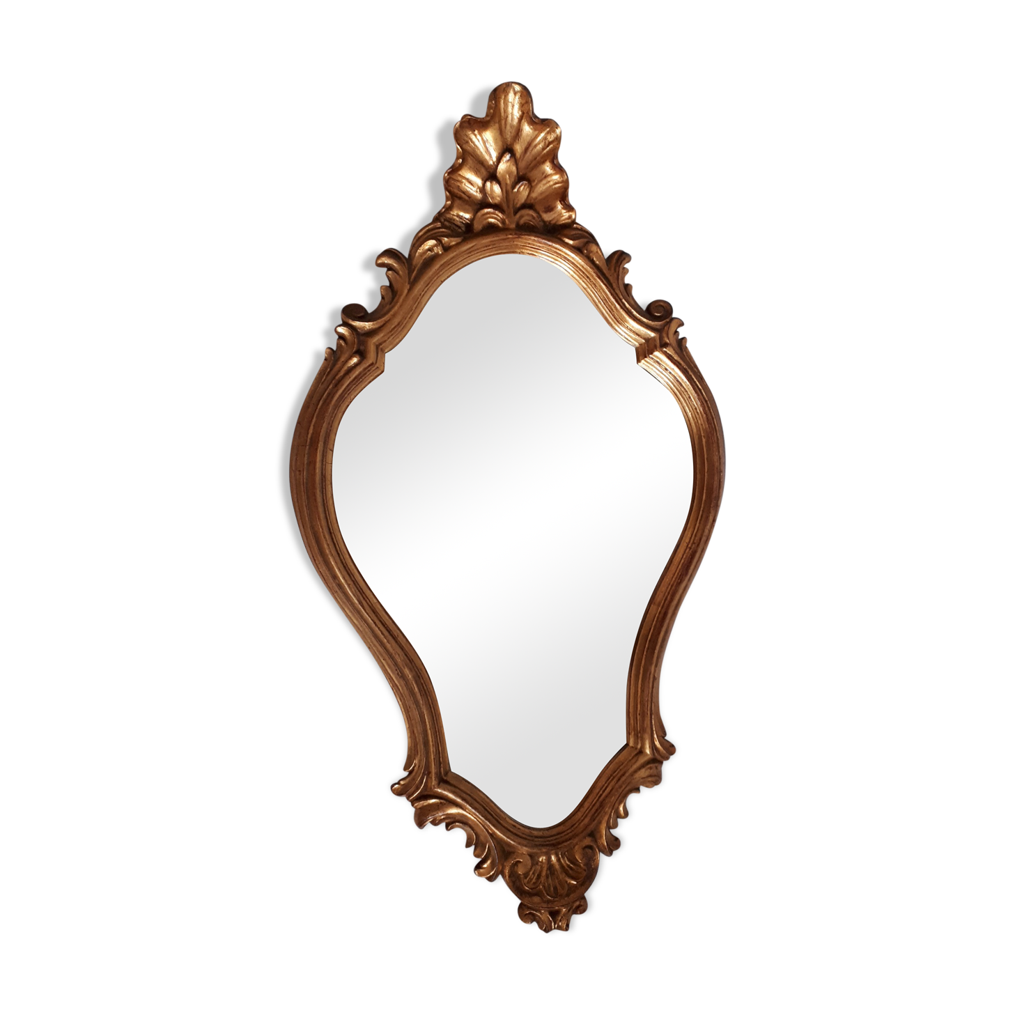 Baroque golden mirror