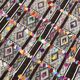 Tapis kilim turc blanc et noir