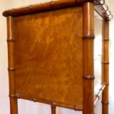 Bedside bamboo collection circa 1870 Napoleon III pitchpin cherry marble