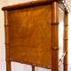 Bedside bamboo collection circa 1870 Napoleon III pitchpin cherry marble