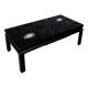Table basse inclusion agathes design belge 1970
