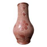 Vase terracotta argile terre cuite poterie céramique portugaise vintage