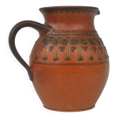 Cruche en céramique peinte à la main de Gerhard Bauer Design, 18 cm de haut