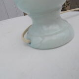 Pair of light blue alabaster lamps