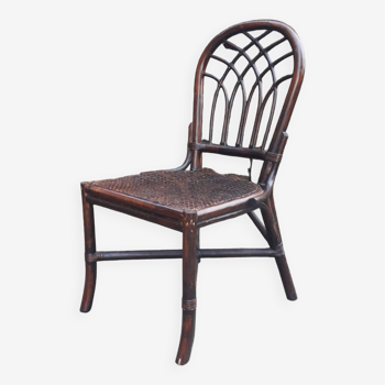 Old chair - Rattan / Bamboo - 1960-70