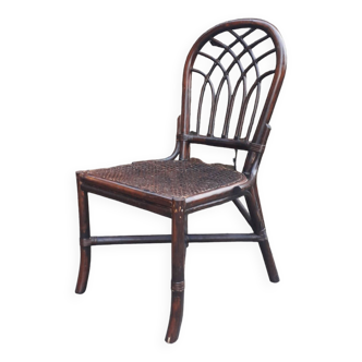 Old chair - Rattan / Bamboo - 1960-70