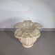 Split reed / pencil reed / rattan / bamboo bell flower side table.
