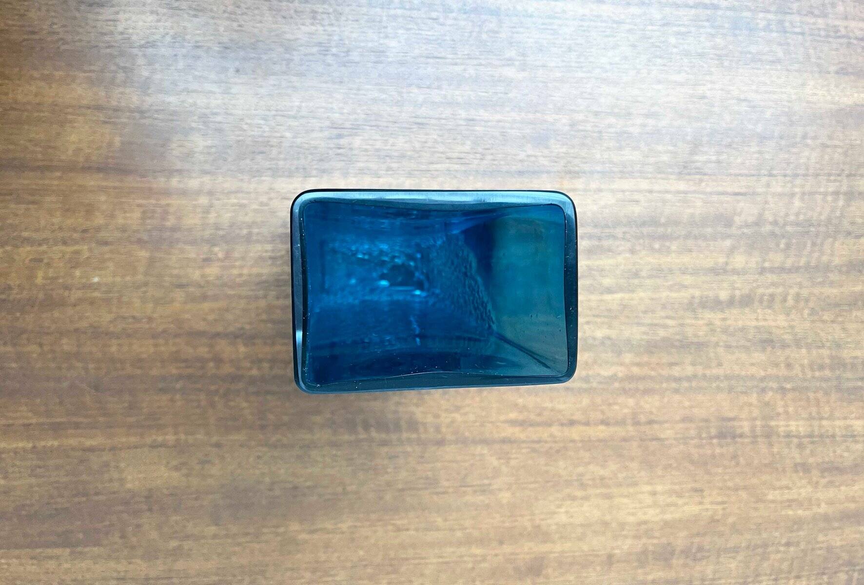 Mid-Century German Glass Block Vase by Ingrid Glas, Germany, 1960s