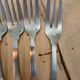 12 antique cake forks