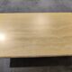 Vintage travertine and brass coffee table by Fedam, 1970s