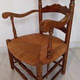 Pair of nursing or fireside armchairs