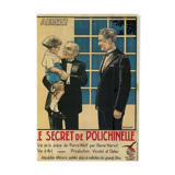Affiche ancienne cinéma - Le secret de polichinelle