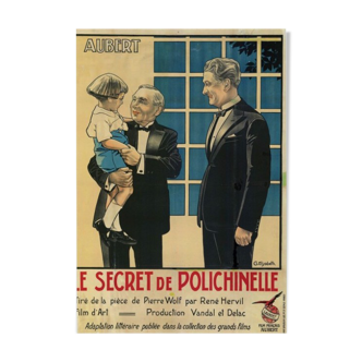 Affiche ancienne cinéma - Le secret de polichinelle