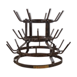 Small old rigid bottle rinse