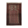 Red cream wool persian balouch rug 98x120cm