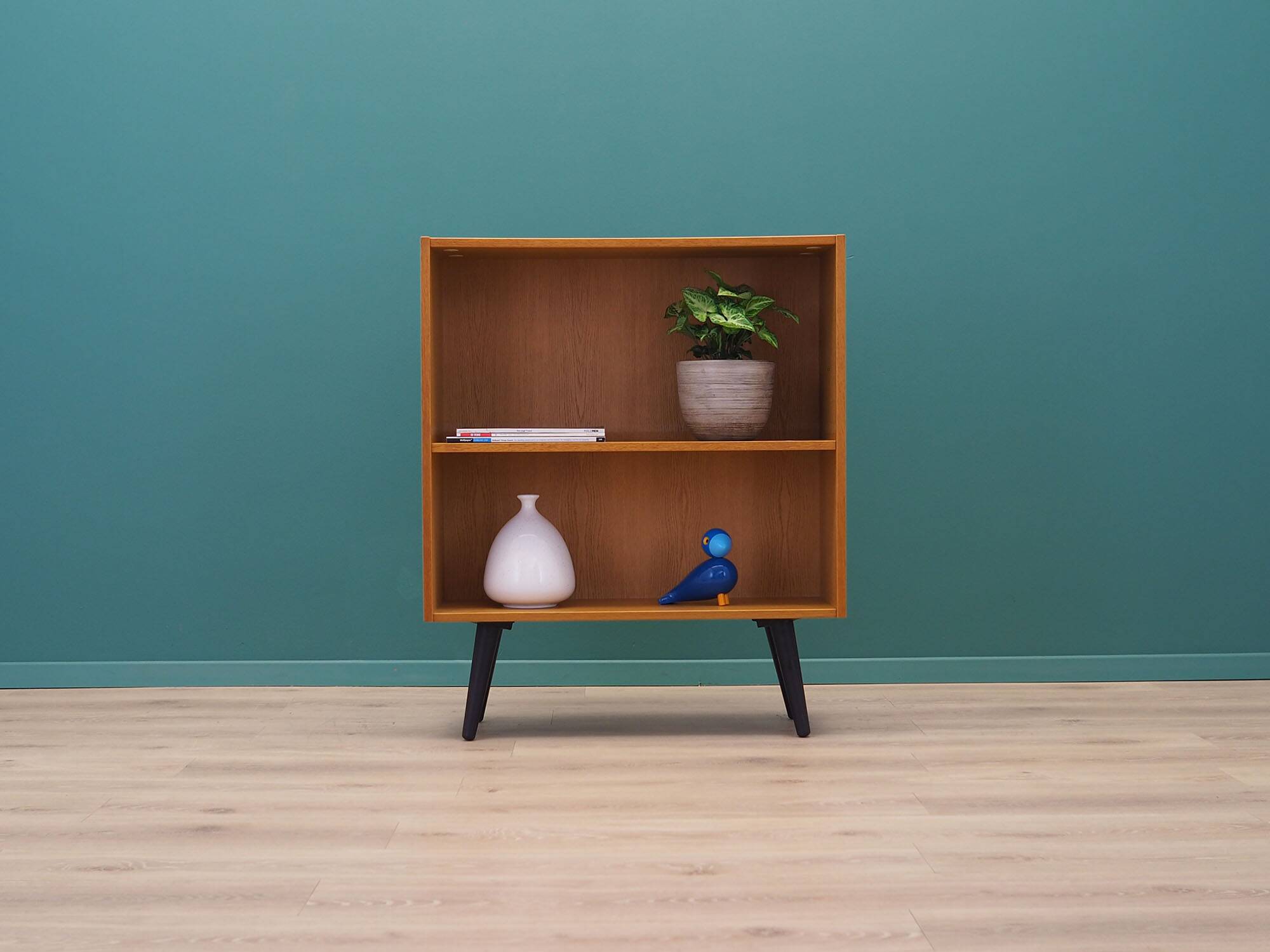 Ash bookcase, Danish design, 1970s, manufactured by Domino Møbel