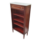 Antique Bibus bookcase in Louis XVI style with marble top