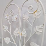 Sculptural Wrought Iron Garden Chairs with Tree Design 1950s Set of 5